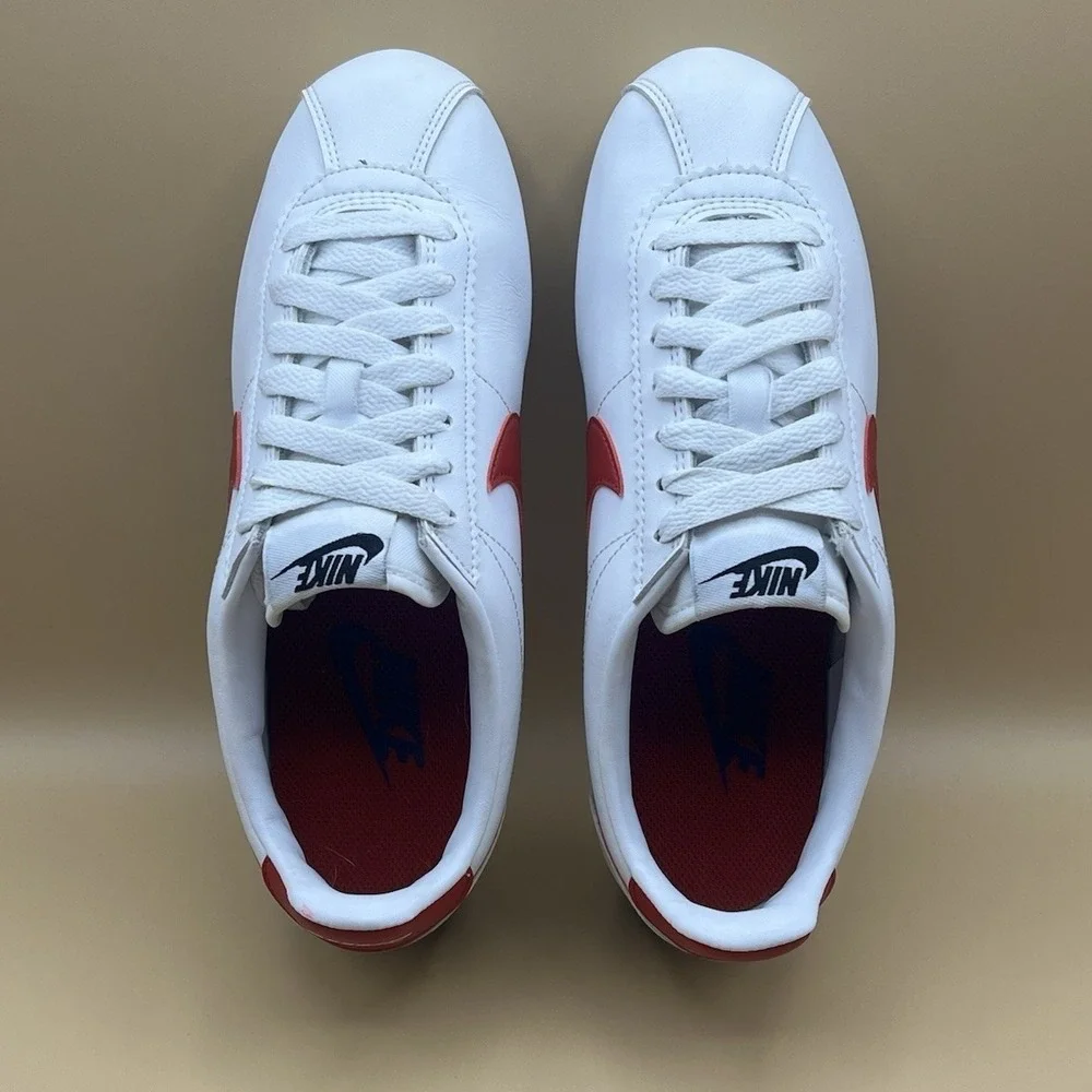 2018 Nike Cortez Forrest Gump Red Blue Retro Shoes - Women's Size 6.5 USED - Picture 6 of 8